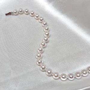 8-8.5mm AAA White Japanese Akoya Pearl Bracelet